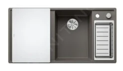 Blanco Axia III 6 - Fregadero De Silgranite, 1000x510 Mm, Con Control De Desagüe Y Accesorios, InFino, Gris 527228 -Cocina Artículos Tienda de24ecf653f5dd791febb0eb