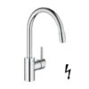 Grohe Concetto - Grifo De Fregadero Con Ducha Extraíble, Cromo 31212003