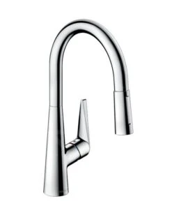 Hansgrohe Talis M51 - Grifo De Fregadero Talis Con Ducha Extraíble, SBox, EcoSmart, Cromo 73876000