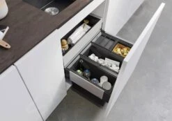 Blanco Select - Cubo De Basura Empotrado, Con Compartimento, Capacidad 42 L 526211 6 Blanco Select - Cubo De Basura Empotrado, Con Compartimento, Capacidad 42 L 526211 -Cocina Artículos Tienda e2ff632b91a419c976f712d4