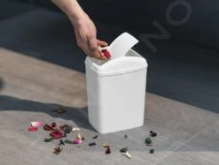 Aqualine Accesorios - Cubo De Basura Soft, 5 L, Blanco TRN-187-06 -Cocina Artículos Tienda e38ea7471b06e66c28b835e8