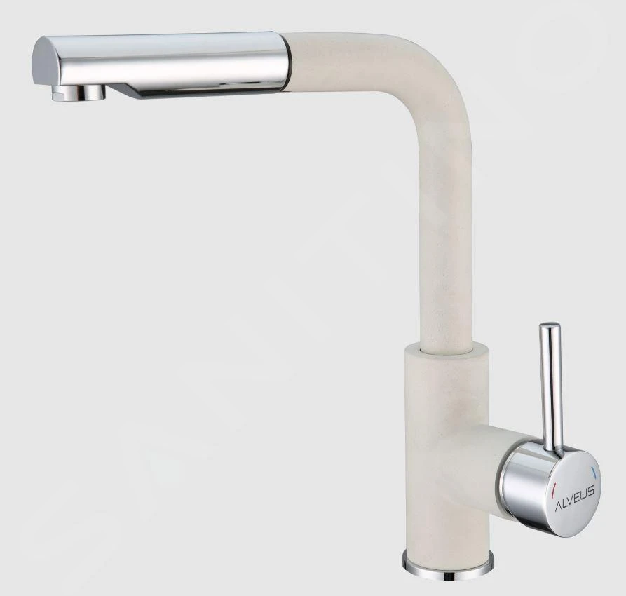 Alveus Siros - Grifo De Fregadero Con Salida Extraíble, Arctic/acero Inoxidable 1129046 1 Alveus Siros - Grifo De Fregadero Con Salida Extraíble, Arctic/acero Inoxidable 1129046