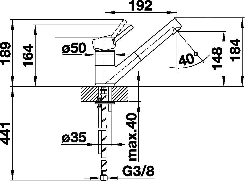 Blanco Antas S - Grifo De Fregadero Con Salida Extraíble, Café/cromo 515357 2 Blanco Antas S - Grifo De Fregadero Con Salida Extraíble, Café/cromo 515357 - Imagen 2