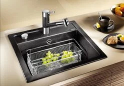 Blanco Accesorios - Cesta Multiusos Para Fregadero Subline, Acero Inoxidable 223297 -Cocina Artículos Tienda e8c6d2776f5de9a7178cfc8f