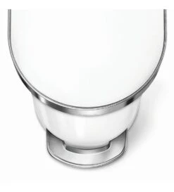 Simplehuman Cubos De Basura - Cubo De Basura Slim 45 L, Blanco CW2069 -Cocina Artículos Tienda e9764ab2334d1e49a9b4584b
