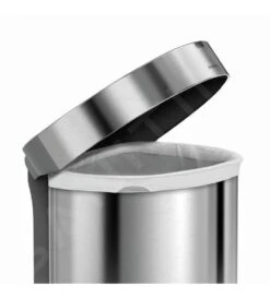 Simplehuman Cubos De Basura - Cubo De Basura Con Apertura Sin Contacto Con Sensor De Movimiento, 45 L, Acero Inoxidable Cepillado ST2009 -Cocina Artículos Tienda e98a482380264f6a7ab19c9d