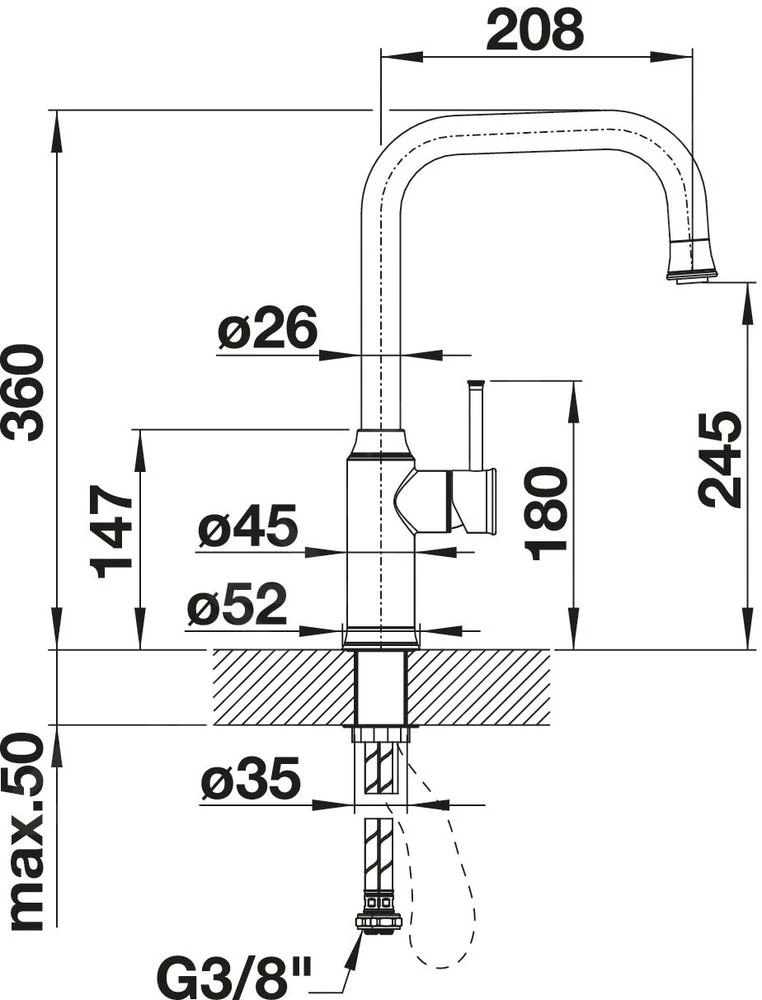 Blanco Livia S - Grifo De Fregadero Con Salida Extraíble, Cromo 521288 2 Blanco Livia S - Grifo De Fregadero Con Salida Extraíble, Cromo 521288 - Imagen 2