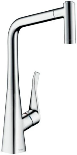 Hansgrohe M71 - Grifo De Fregadero M7116-H320 Con Ducha Extraíble, SBOX, Cromo 73801000