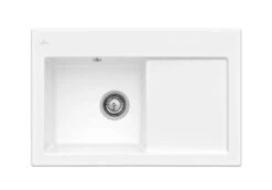 Villeroy & Boch Subway 45 - Fregadero De Cerámica 78x51cm, CeramicPlus, Blanco Alpino 677201R1