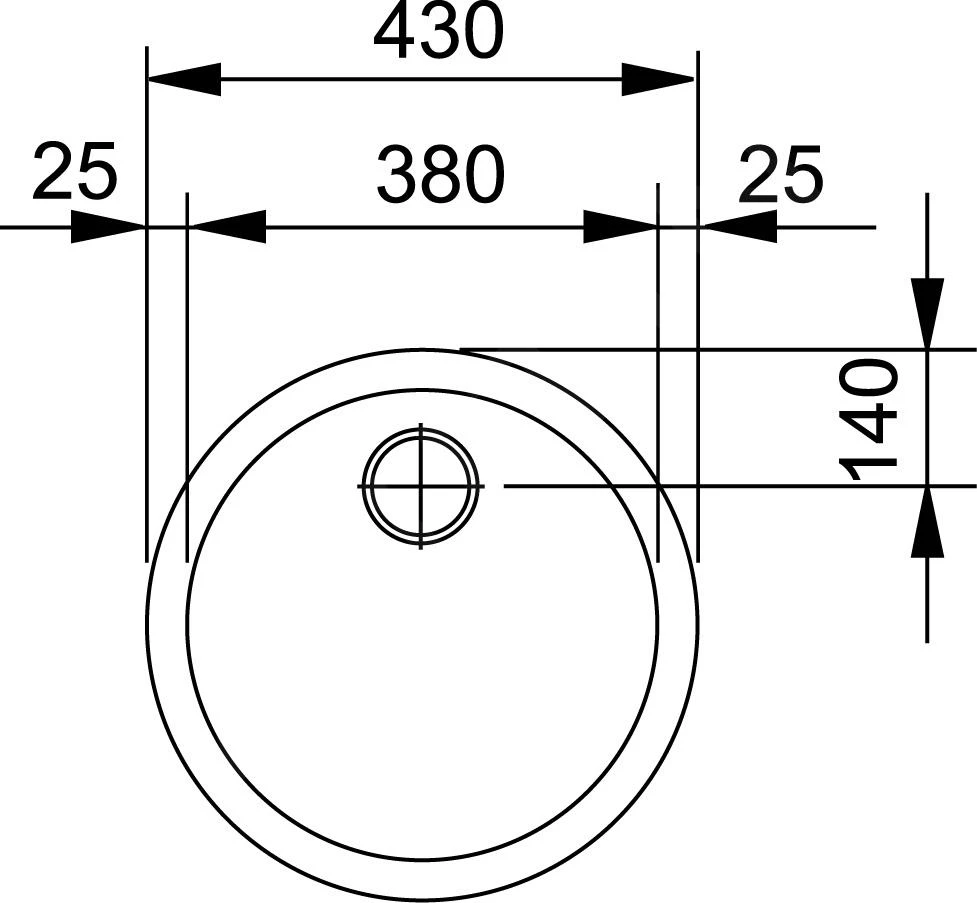 Franke Rambla - Fregadero RAN 610-38 3 1/2, Diámetro 430 Mm, Acero Inoxidable 101.0361.012 2 Franke Rambla - Fregadero RAN 610-38 3 1/2, Diámetro 430 Mm, Acero Inoxidable 101.0361.012 - Imagen 2