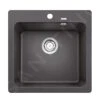 Blanco Naya 5 - Fregadero De Silgranite, 515x510 Mm, Roca Gris 526580