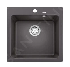 Blanco Naya 5 - Fregadero De Silgranite, 515x510 Mm, Roca Gris 526580