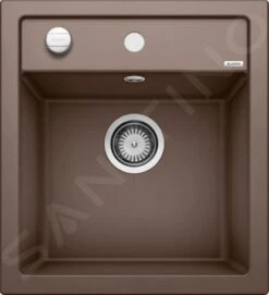 Blanco Dalago 45 - Fregadero De Silgranite, 465x510 Mm, Con Control De Desagüe, Café 517165