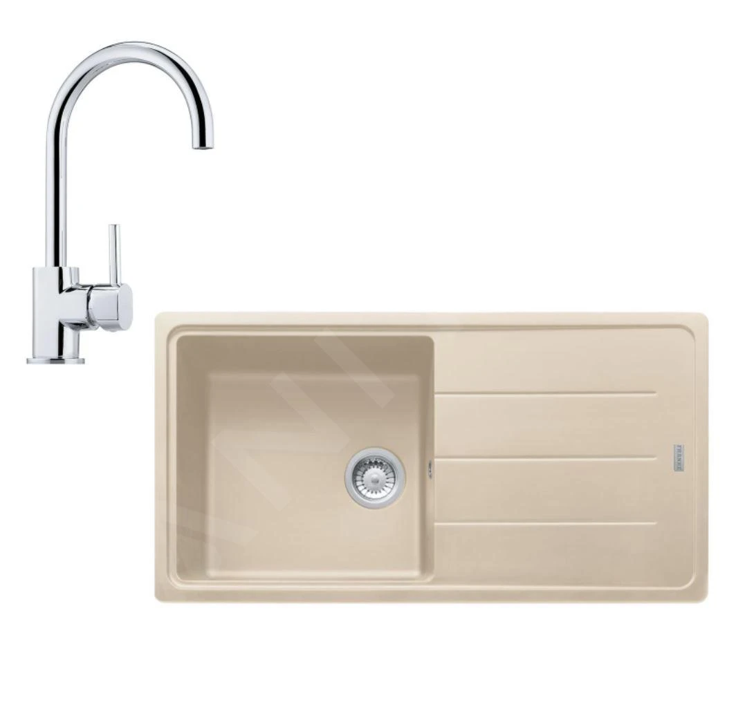 Franke Conjuntos De Cocina - Conjunto De Cocina G134, Fregadero De Fragranite BFG 611 Y Grifo FC 650.031, Sahara/cromo 114.0510.308 1 Franke Conjuntos De Cocina - Conjunto De Cocina G134, Fregadero De Fragranite BFG 611 Y Grifo FC 650.031, Sahara/cromo 114.0510.308