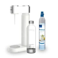 Philips GoZero - Máquina Viva Para Hacer Agua Con Gas, Con Accesorios, Color Blanco ADD4902WH/10