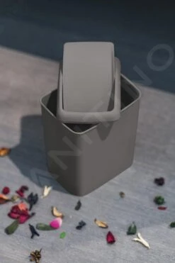 Aqualine Accesorios - Cubo De Basura Soft, 5 L, Terra TRN-187-05 -Cocina Artículos Tienda fd379054a5e0d6dad6c272e4