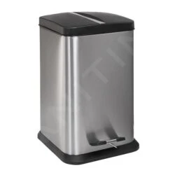 Sanela Cubos De Basura De Acero Inoxidable - Cubo De Basura De Acero Inoxidable, 6 L, Mate SLZN 78X