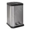 Sanela Cubos De Basura De Acero Inoxidable - Cubo De Basura De Acero Inoxidable, 20 L, Mate SLZN 80X